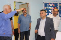  بالفيديو: عضو الكنيست يوسف جبارين في زيارة للمدرسة الثانوية الشاملة بيافا